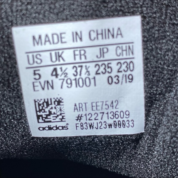 NEW adidas Yung-96 Chasm Black Orange Sneakers - Picture 8 of 9